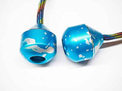 Begleri Fidget Beads - Worry Fidget Beads Spin & Bump - Made of Aluminum Alloy - Creates a Bit of