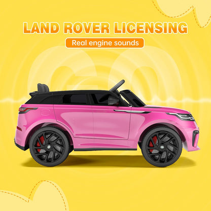 Hetoy Kids Ride On Car with Remote, Licensed Land Rover Kids Electric Car, Ride On Toys for Kids