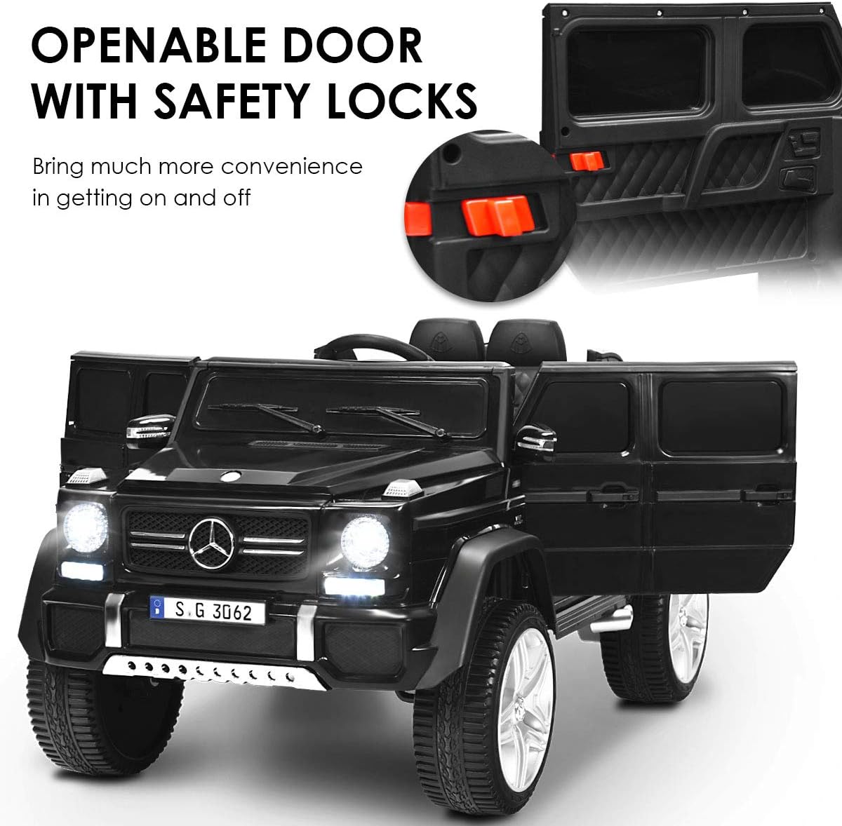 Costzon Ride on Car, Licensed Mercedes-Benz Maybach, 12V Battery Powered Vehicle Toy w/ 2 Motors