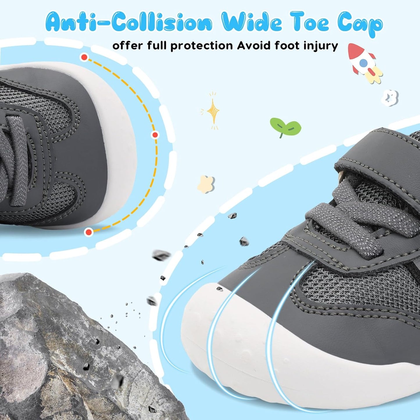 Scurtain Baby Shoes Boy Girl First Walking Shoe Infant Crib Breathable Sneakers Lightweight