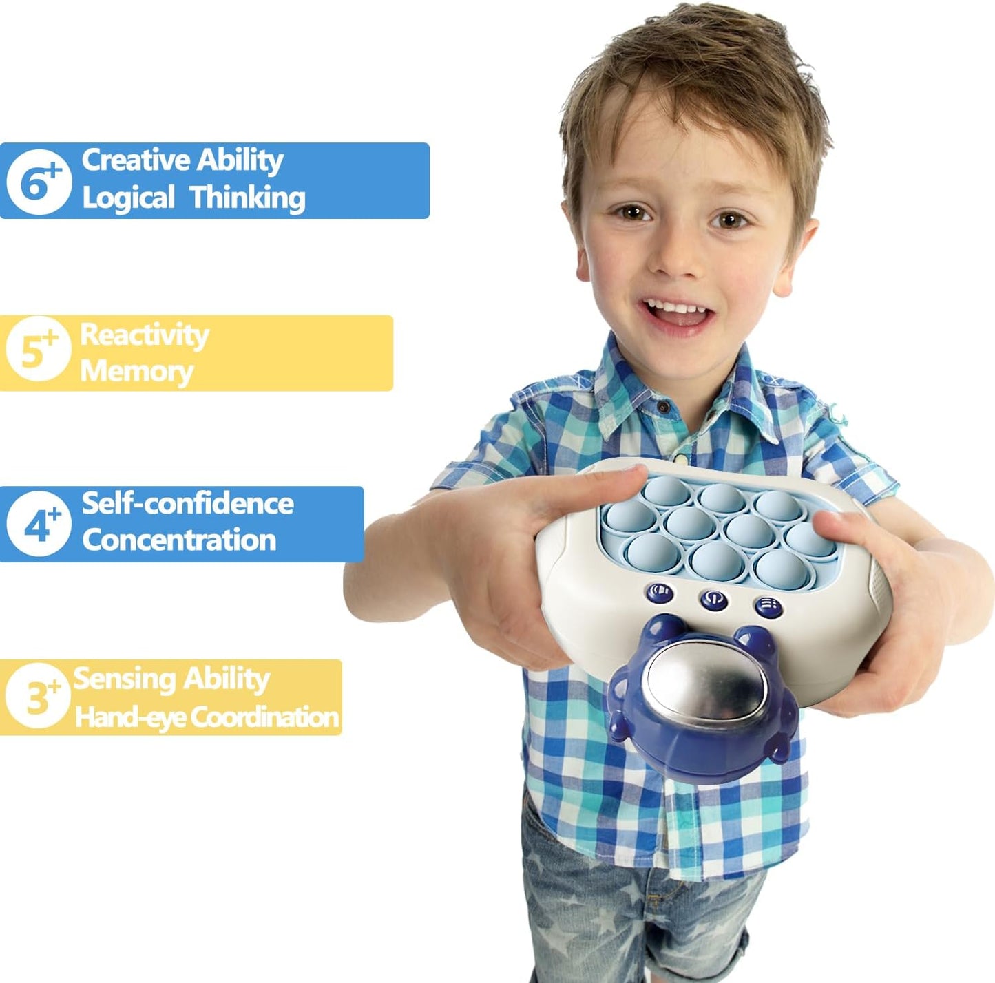 Pop The Target! Handheld Speed Pushing Game Machine: A Fun Multiplayer Game for Family. Fidget Game