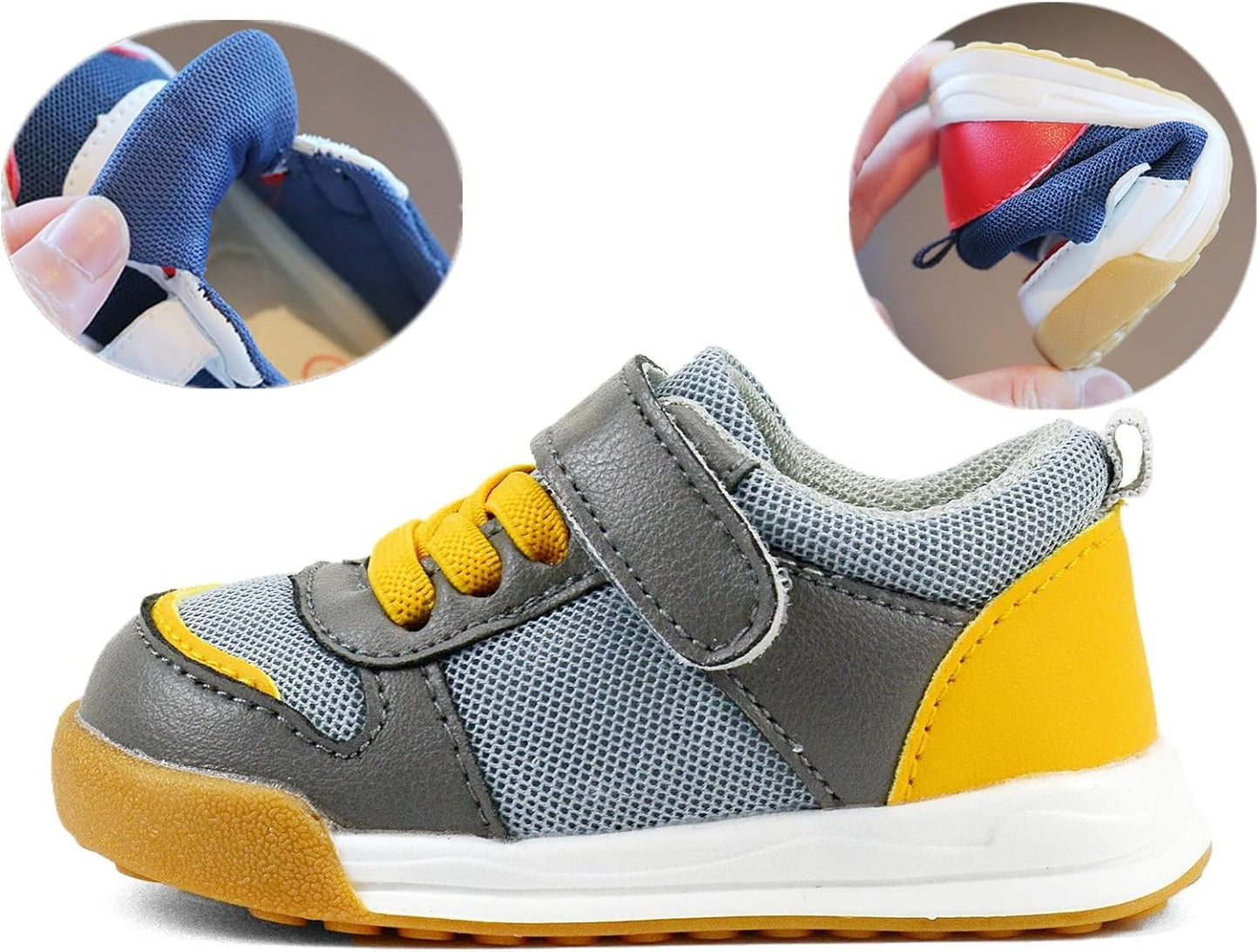 Baby Boy Girl Shoes Infant Non Slip Sneakers Breathable Lightweight Toddler First Walking Shoes 6