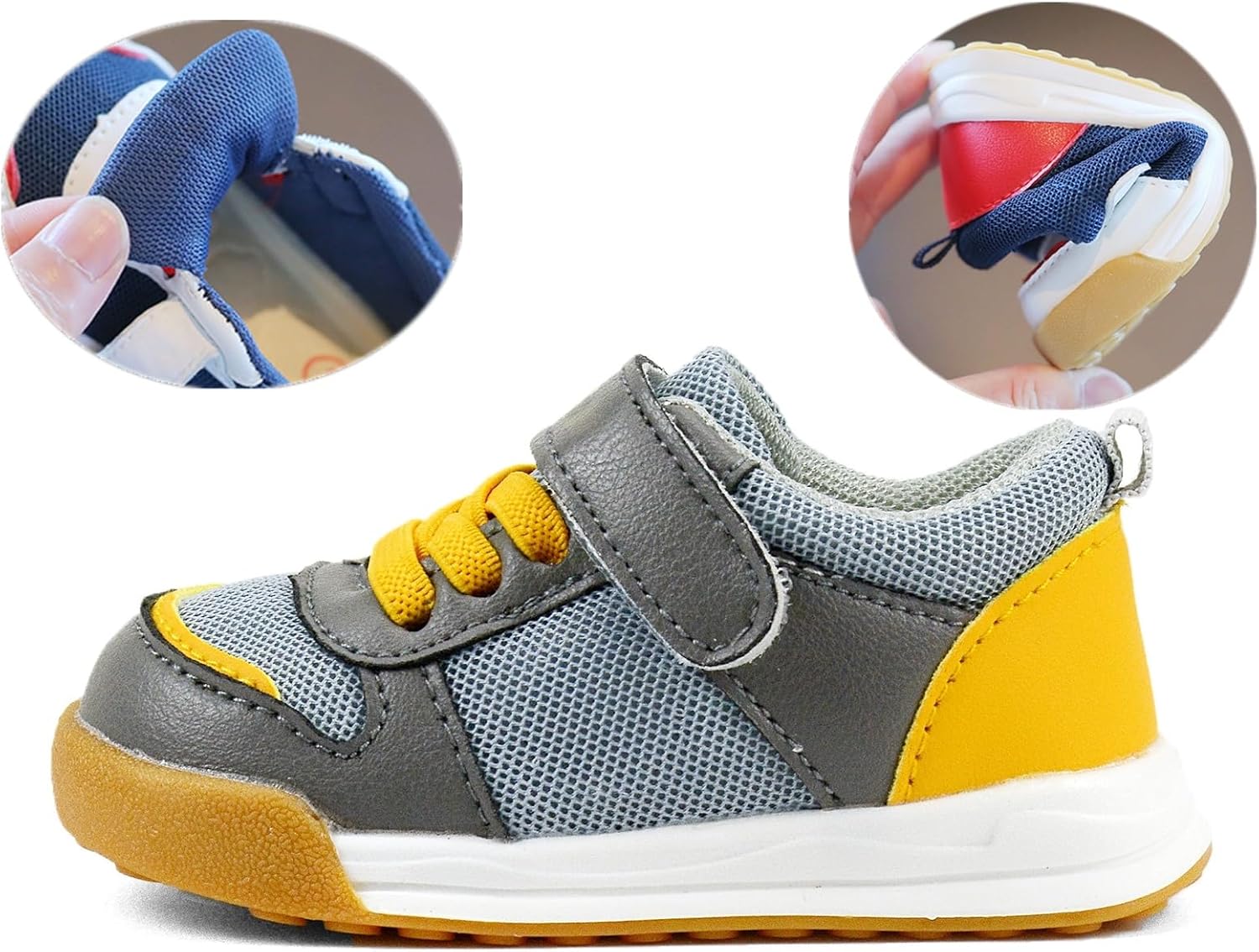 Baby Boy Girl Shoes Infant Non Slip Sneakers Breathable Lightweight Toddler First Walking Shoes 6