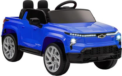 Qaba 12V Kids Ride on Truck, Chevrolet Silverado EV RST Licensed Electric Car with Parent Remote