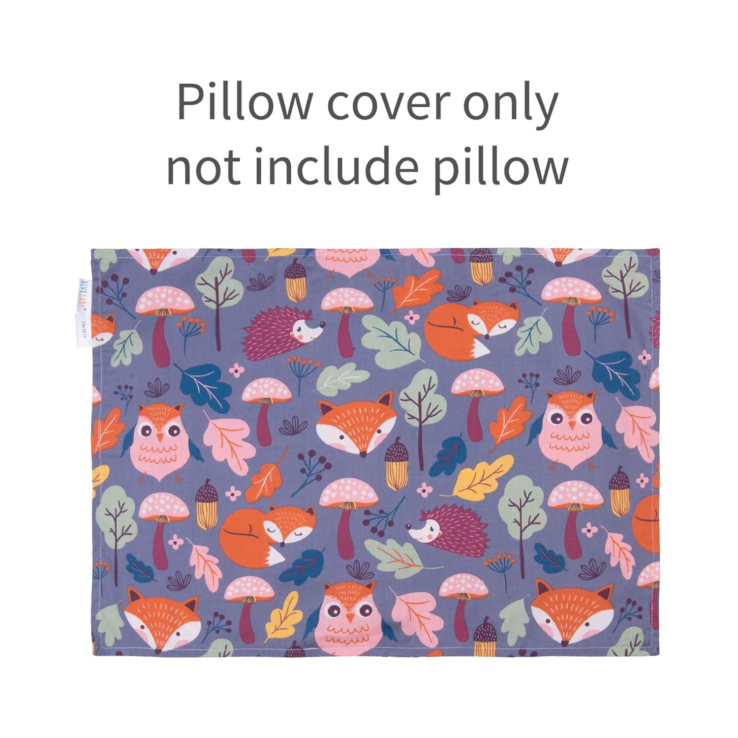 ALVABABY Toddler Pillowcases 2 Pack Organic Cotton Kids Pillow Cover Fit 13"x 18" or 12"x28"