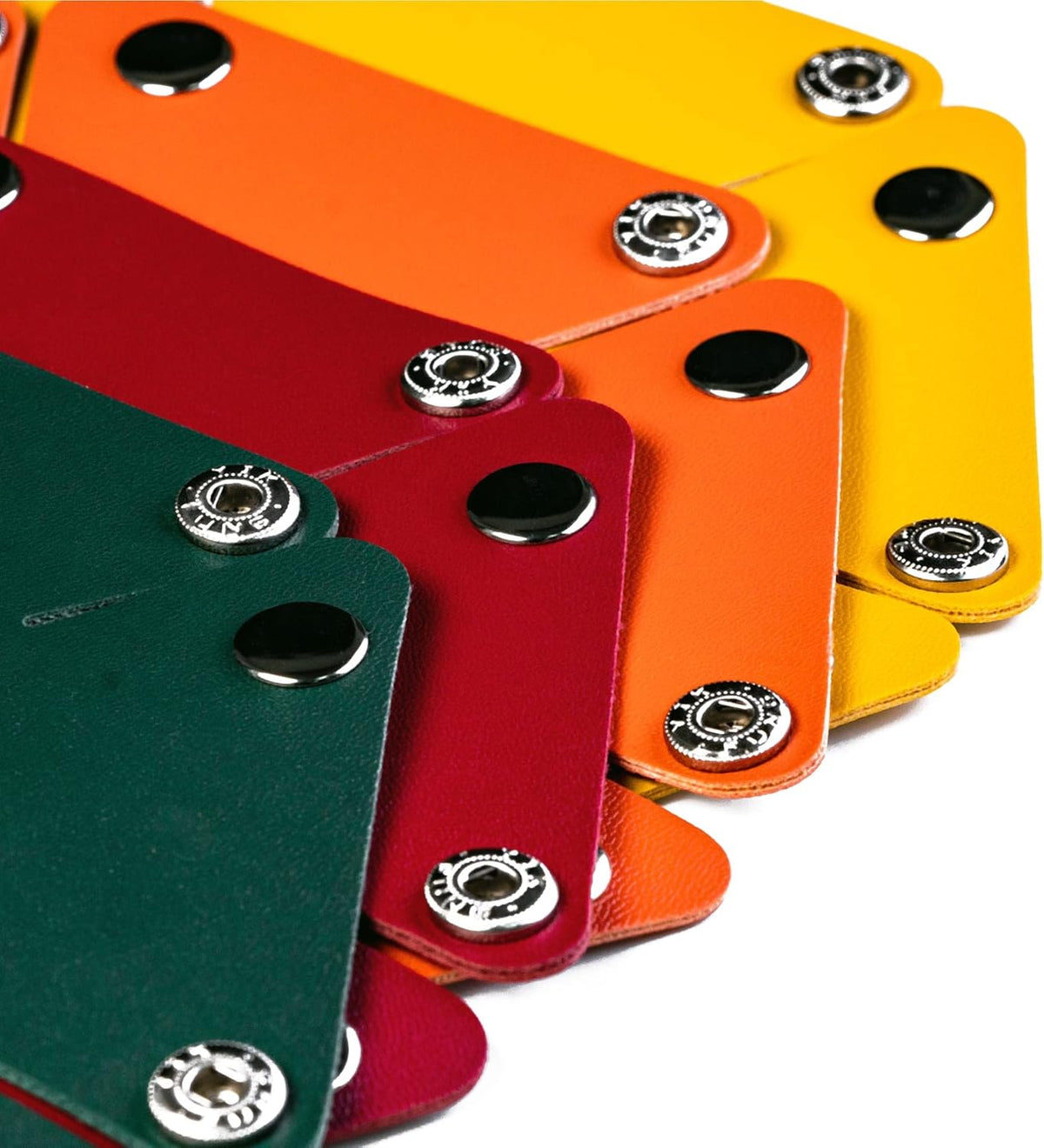 4 Pieces Small Dice Case & Dice Storage Box PU Leather Folding Round Dice Holder for Store