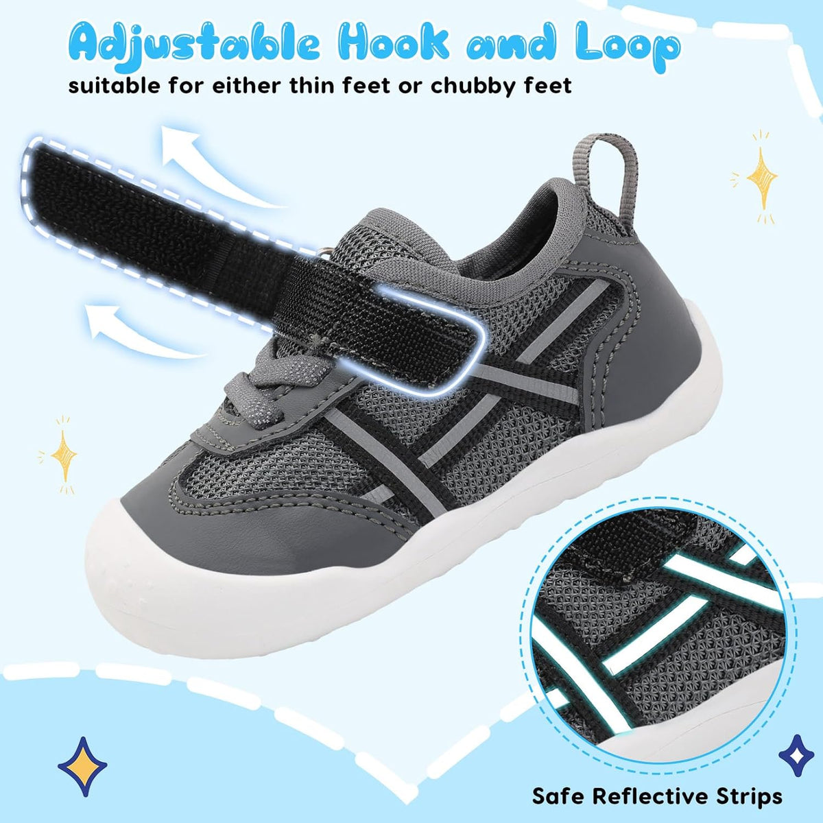 Scurtain Baby Shoes Boy Girl First Walking Shoe Infant Crib Breathable Sneakers Lightweight
