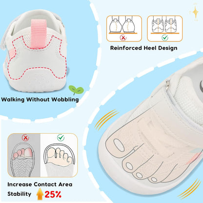 Scurtain Baby Shoes Boy Girl First Walking Shoe Infant Crib Breathable Sneakers Lightweight