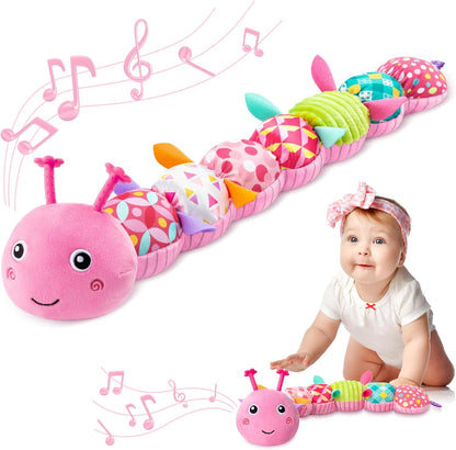 Baby Toys 0-6-12 Months,Infant Musical Stuffed Animals Activity Toys with Muti-Sensory