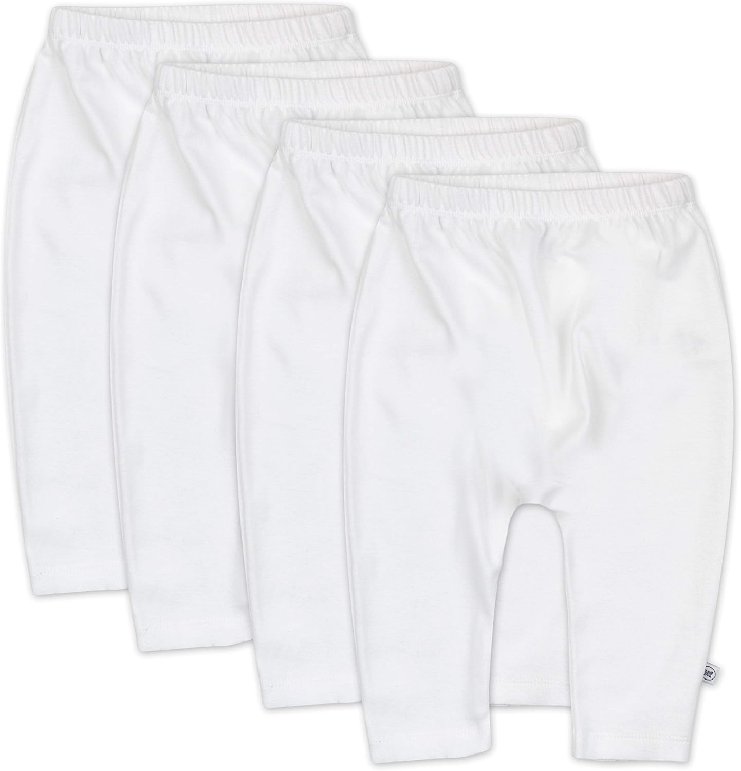 HonestBaby Multipack Harem Pants Roomy Fit Pull on Bottoms 100% Organic Cotton for Infant Baby