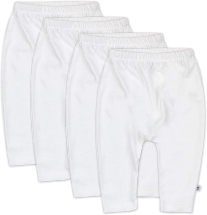 HonestBaby Multipack Harem Pants Roomy Fit Pull on Bottoms 100% Organic Cotton for Infant Baby