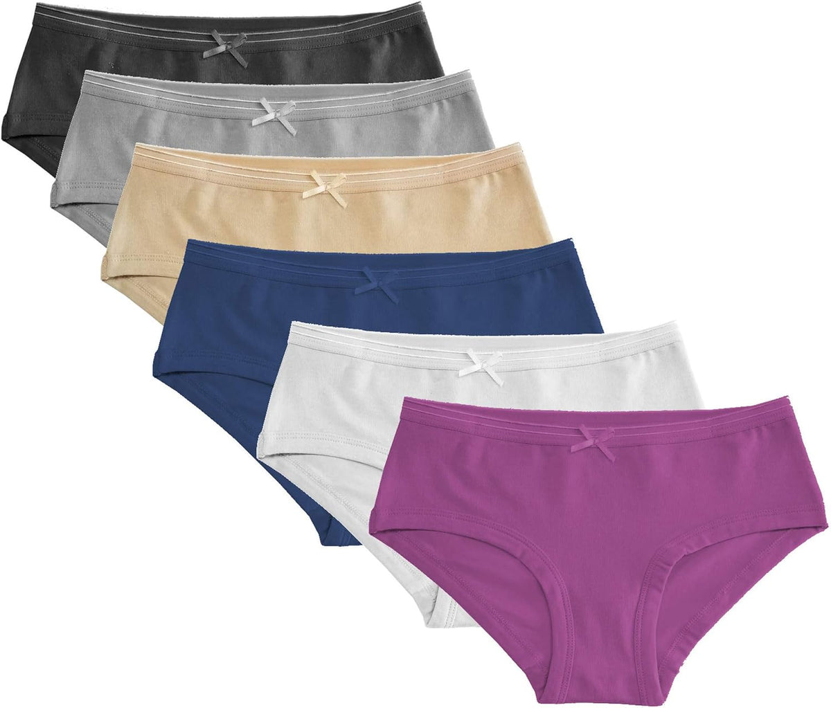 Popular Girls Underwear Hipster Panty - Soft Cotton Panties Underwear for Girls & Teen Size 7-14
