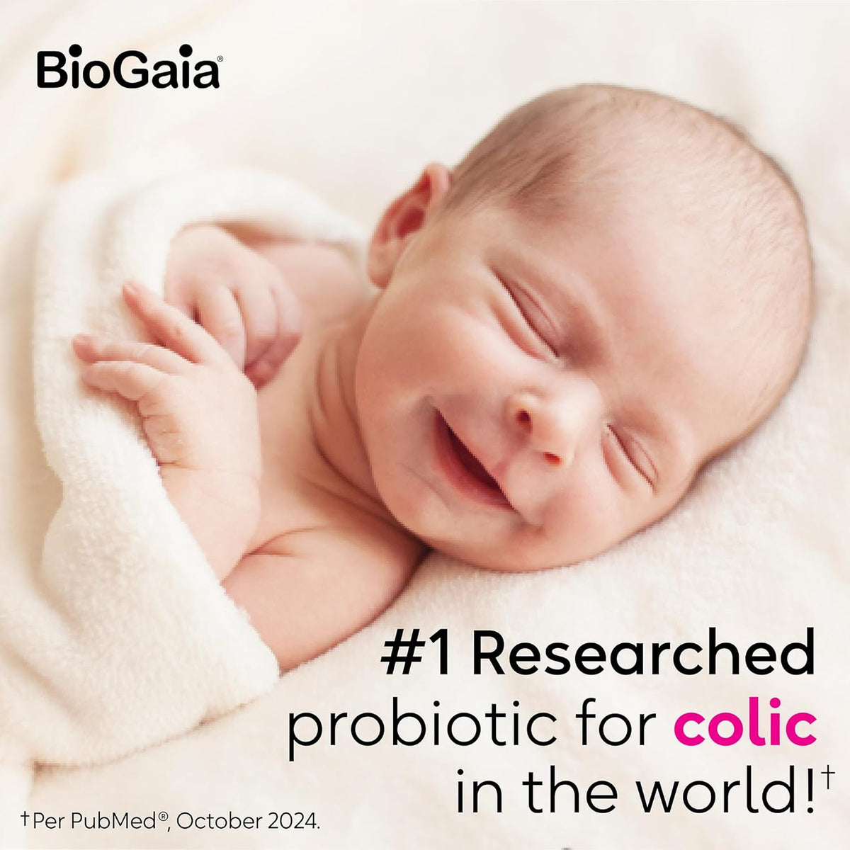 BioGaia Protectis Baby Probiotic Drops | Colic & Gas Relief + Vitamin D | Safe for Newborns | Ease
