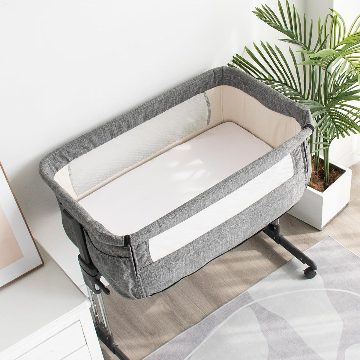 Waterproof Bassinet Sheets Fit for Halo, Dream on Me, Ingenuity, Fisher Price, Delta, Graco and