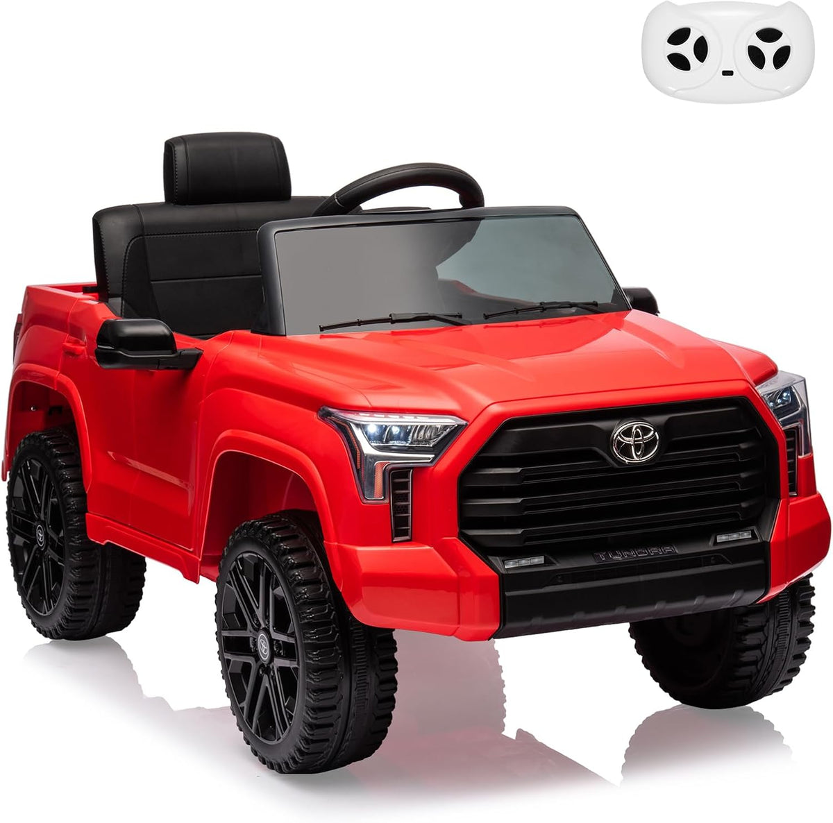 Electric Car for Kids, Licensed Toyota Tundra 12V Electric Truck, Off-Road Kids Car w/Remote