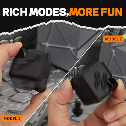 Cool Dice Infinity Cube Fidget Spinner Toy for Kid Adult, 2-in-1 Metal Fidget Block, Finger Gyro