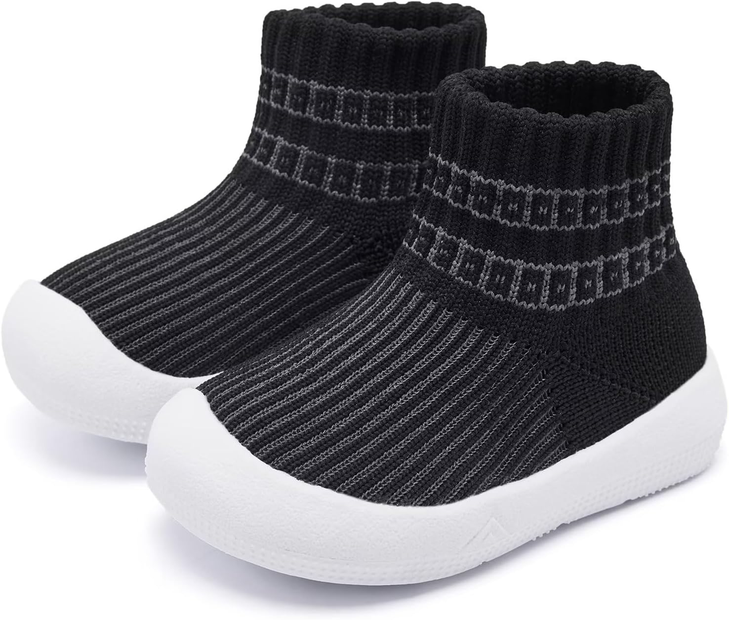 Eashi Baby Boy Girl Non-Skid Indoor Infant Walking Shoes Breathable Warm Elastic Sock Shoes with