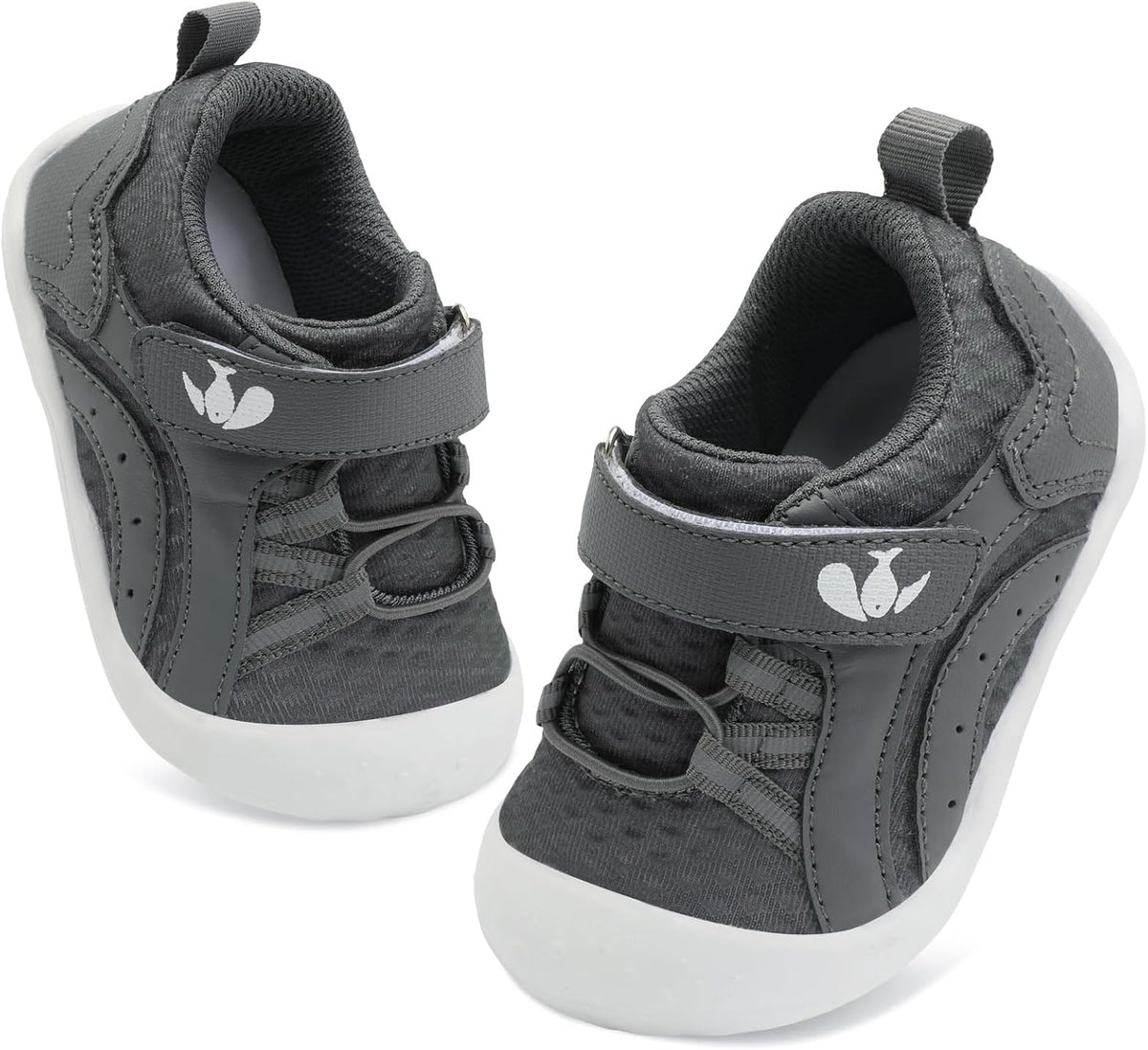 FEETCITY Wide Baby Shoes Boys Girls Baby Barefoot Shoes Breathable Infant Walking Shoe Crib Sock