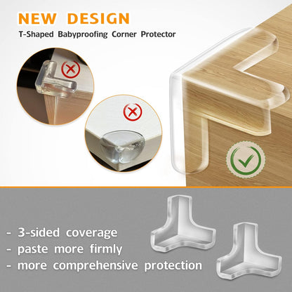 32 Pack Corner Protectors for Baby, Clear Corner Guards Table Corner Protector, Corner Bumpers