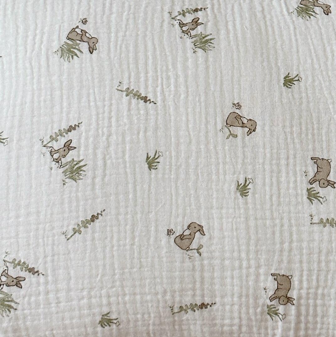 BuLuTu Muslin Toddler Pillowcase for Toddler Bed, Soft Breathable Standard Size Pillow Cover
