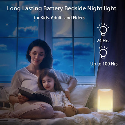 G Keni Nursery Baby Night Light for Kids, Portable LED Touch Night Lamp for Kids and Adult