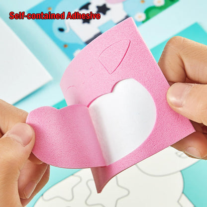 Lovyan 3D EVA Foam Stickers for Toddlers 12PCS Sticky Foam DIY Craft Preschool Art Class Drawing