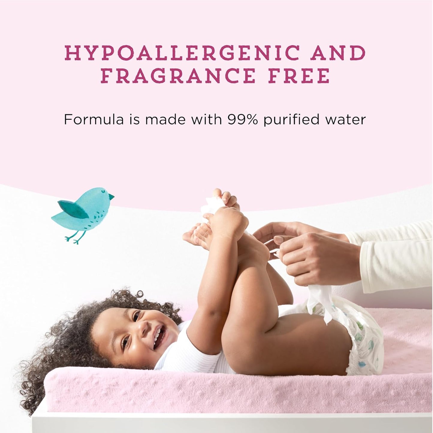 Amazon Brand - Mama Bear 99% Water Based Baby Wipes, Hypoallergenic for Sensitive Skin, Fragrance