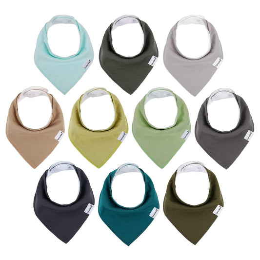 Baby Bandana Drool Bibs for Boys Girls,Super Absorbent Triangle Baby Bibs for Drooling and
