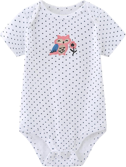 Baby Bodysuit and Pant Set 10-pcs Cotton Soft Newborn Boy Girl Clothes Outfits
