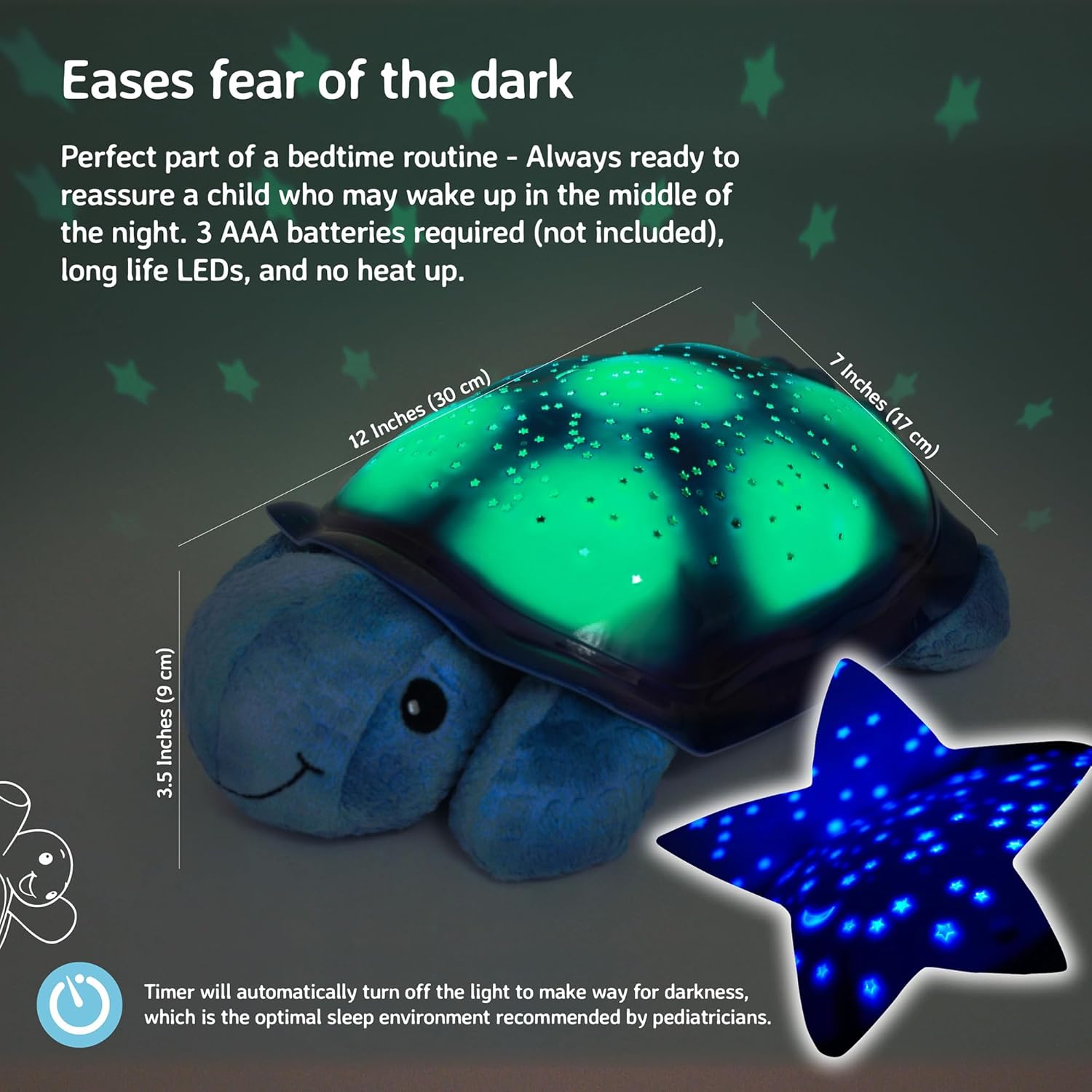 Cloud b Calming Nightlight Star Projector | Gentle Brightness | 3 Colors | 8 Constellations |