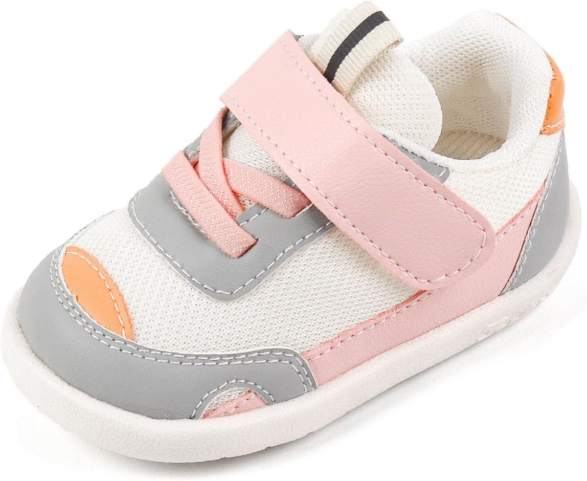 Baby Boy Girl Shoes Infant Non Slip Sneakers Breathable Lightweight Toddler First Walking Shoes 6