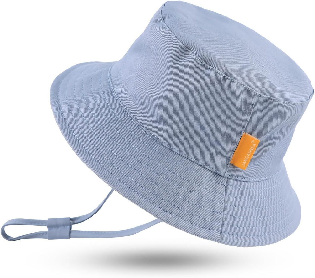 JANGANNSA Cotton Baby Sun Hat Infant Toddler Boys Girls Bucket Hats Summer Sun Protection Kids