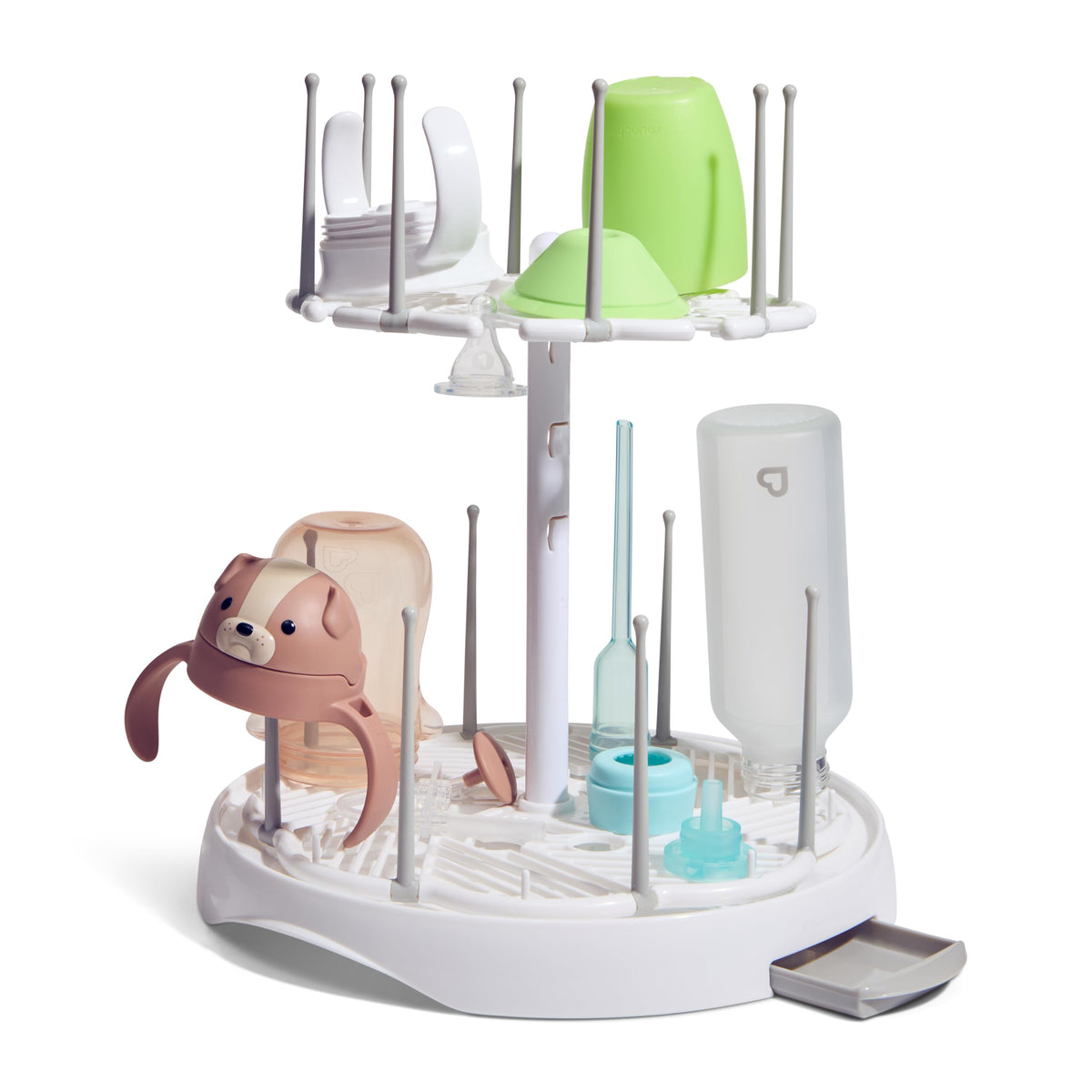Munchkin® High Capacity Drying Rack for Baby Bottles and Accessories, White