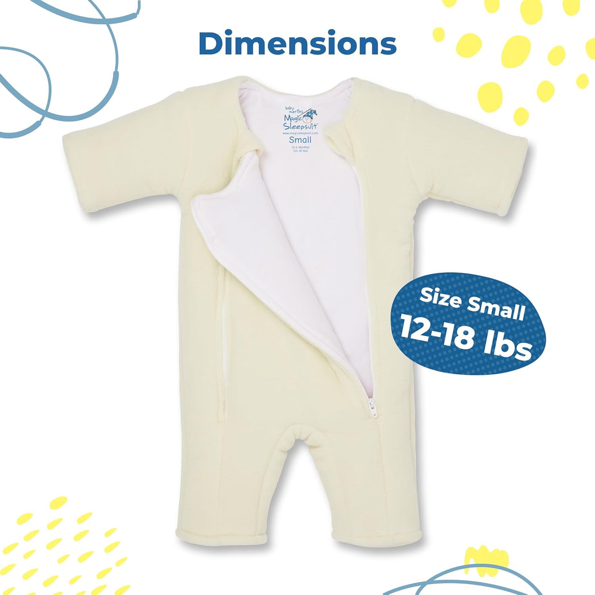 Magic Sleepsuit Baby Merlin's Microfleece Baby Swaddle Transition Product - Soft and Cozy Design