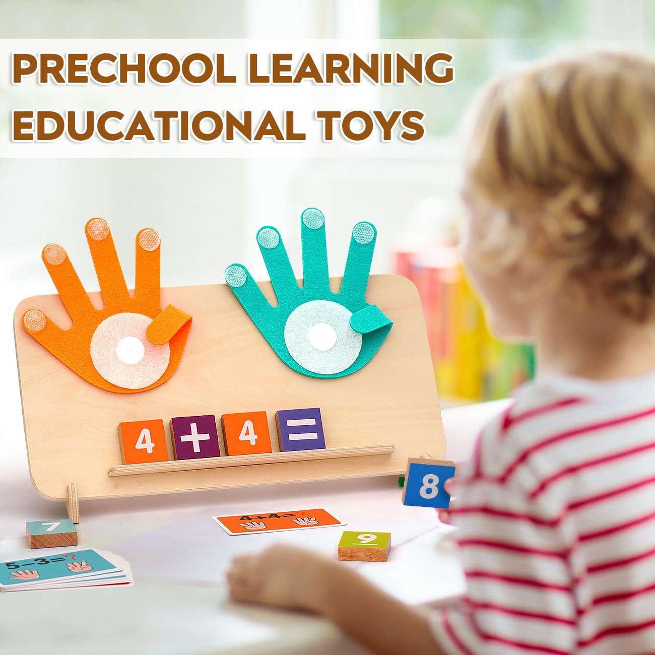 MOTREE Preschool Math Manipulatives Learning Toys for Toddlers 2-4