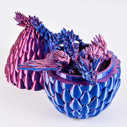 12inch Fly Dragon Egg, Year of The Dragon, 3D Printed Dragon, Executive Desk Toys, Articulated