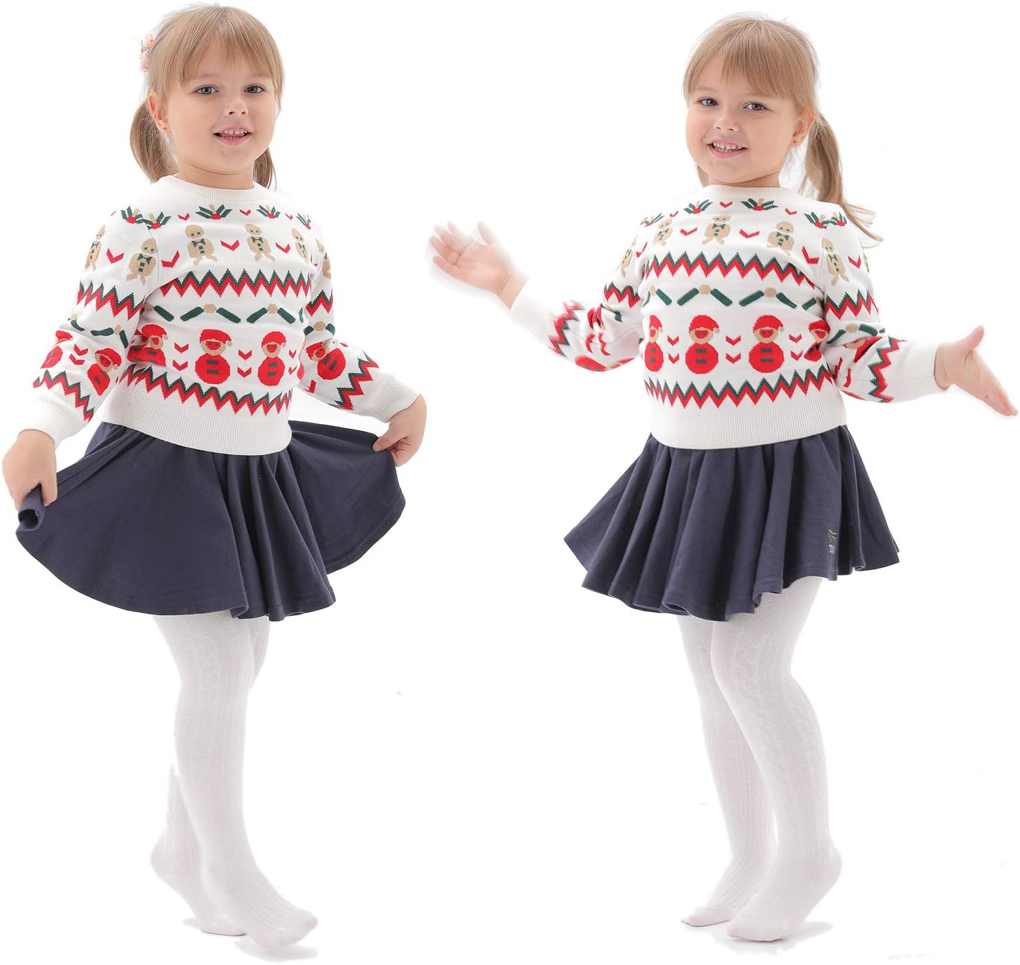 EPEIUS Baby Girl Tights Thick Cable Knit Leggings Stockings Cotton Pantyhose for Newborn Infant