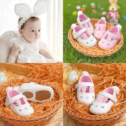 Baby Shoes Mary Jane Flats Non Slip Soft Sole Infant Toddler Sneakers First Walkers Party Christmas