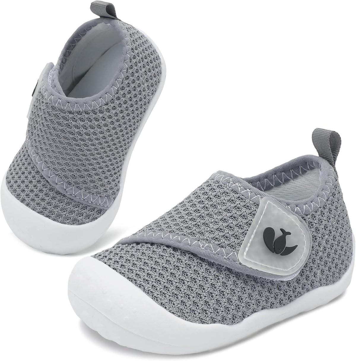 FEETCITY Baby First Walking Shoes Wide Baby Shoes Infant Sneakers Newborn Crib Shoe Barefoot