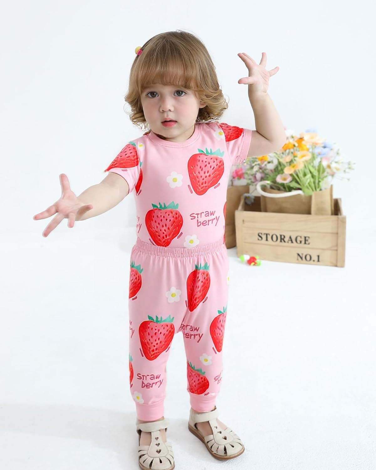 NZRVAWS Newborn Baby Boy Girl Clothes Unisex Infant Romper Pants Set Hat 4-Pack Outfits 0-12 Months