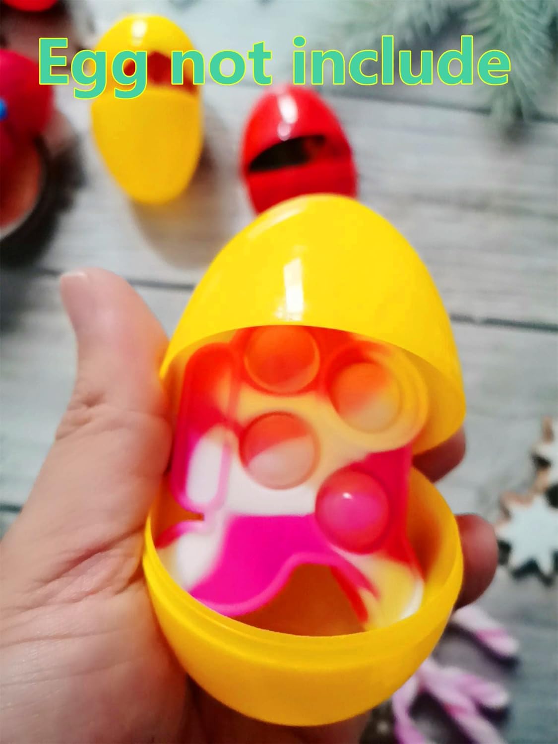 30 Packs Kids Christmas Party Favors and Classroom Students Gifts, Push Fidget Bubble Fidget