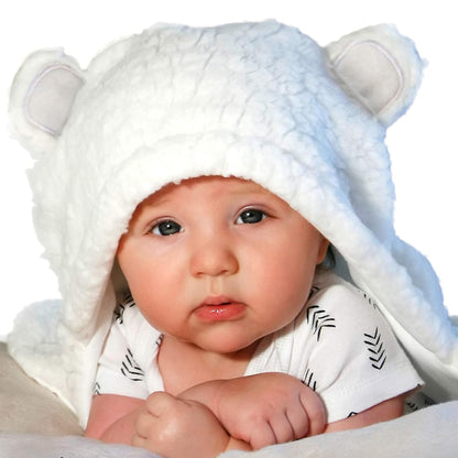 Jam Naturals- Baby Swaddle Blanket, Cute Bear Organic Receiving Swaddling Wrap, Gender Neutral Soft