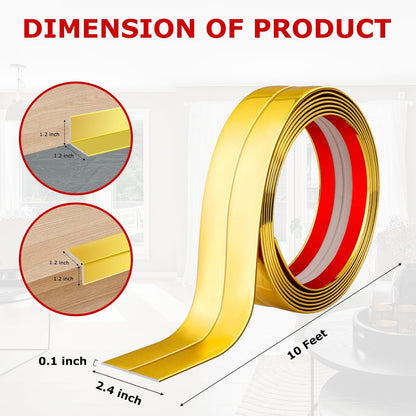 Flexible Wall Corner Protector Moulding Trim Peel and Stick Wall Corner Guards Edge Protector Self