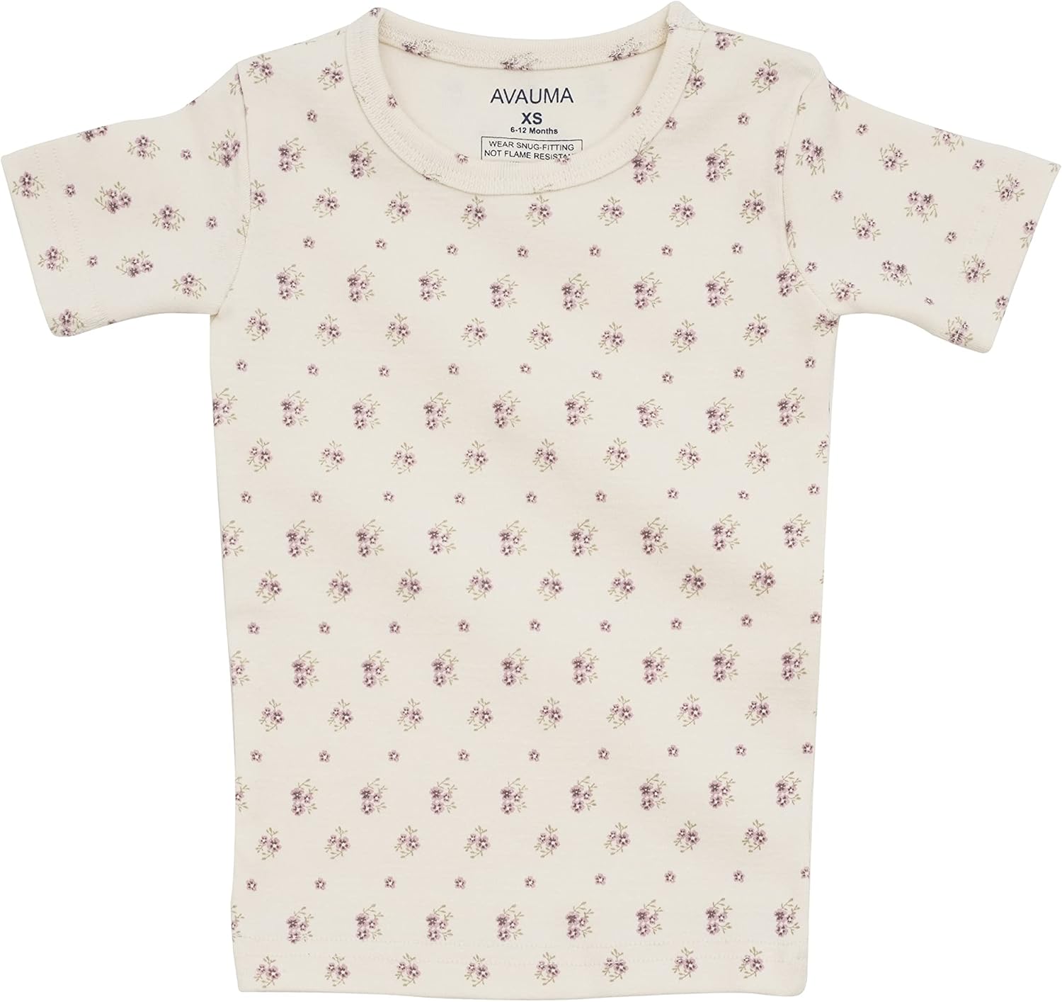 AVAUMA Baby Boys Girls Pajama Set 6M-7T Kids Cute Toddler Snug fit Pattern Design Pjs Cotton