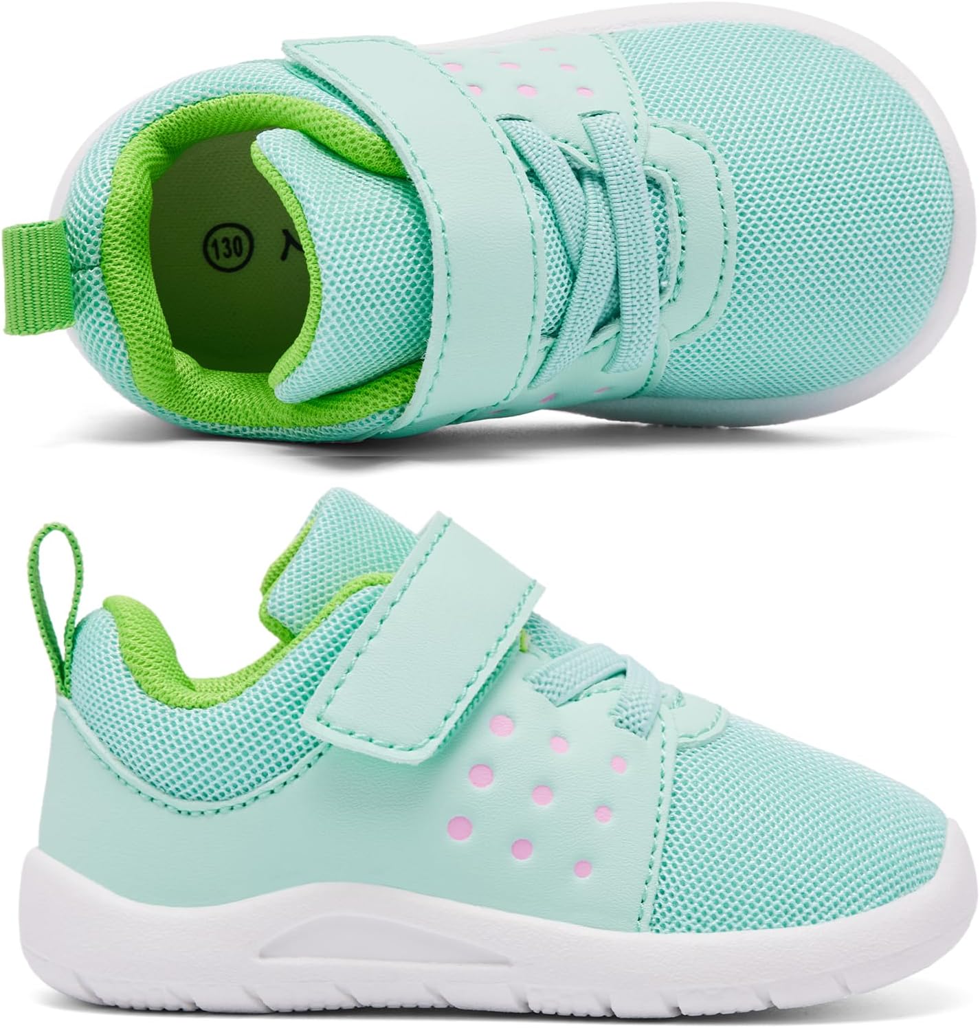 MORENDL Toddler Baby Shoes 0-4 Years Boy Girl Lightweight Breathable Non-Slip Sports Sneakers
