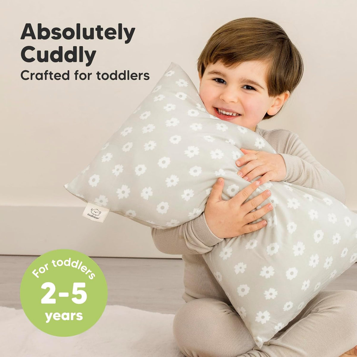 Toddler Pillow with Pillowcase - 13x18 My Little Cuddly Pillow, Viscose Derived From Bamboo Nursery
