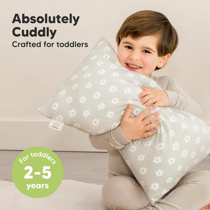 Toddler Pillow with Pillowcase - 13x18 My Little Cuddly Pillow, Viscose Derived From Bamboo Nursery