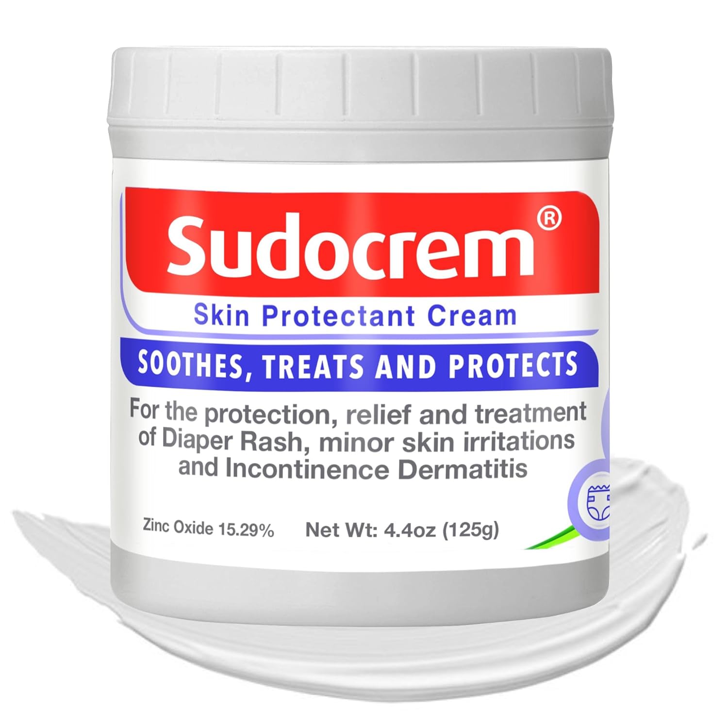 Sudocrem Diaper Rash Cream for Baby's Skin, Triple Action Diaper Rash Paste that Soothes, Treats
