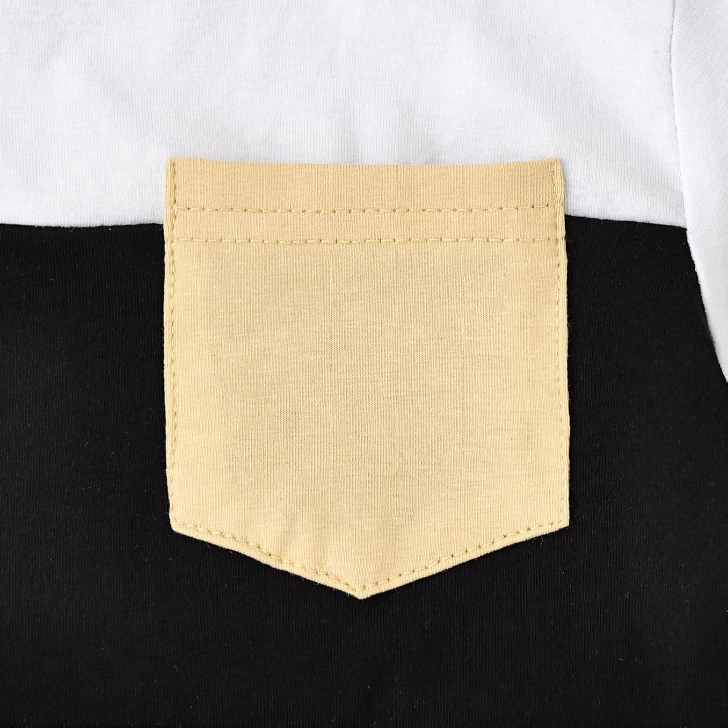 Baby Boy Clothes Toddler Boy Summer Outfits Short Sleeve Patchwork Top T-shirt & Pocket Pant Set 2