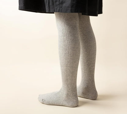 CHUNG Toddler Little Girls Cotton Tights Footed Thick Winter Cable Knit Legging Pantyhose Stocking
